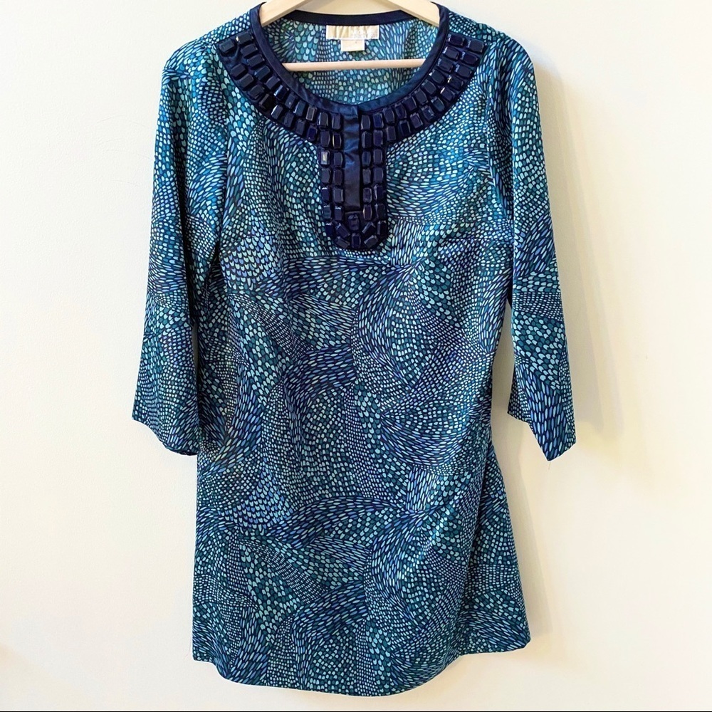 MICHAEL Michael Kors Shift Dress Teal/Blue Size 2